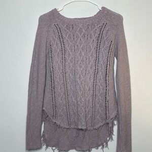 Lavender Knit Sweater